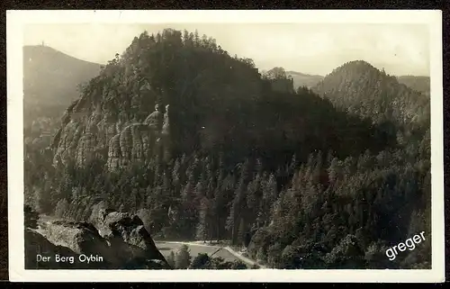 [Ansichtskarte] DDR, Kleinformat,  Zittauer Gebirge, Berg Oybin, Schuppenberg    75/51. 