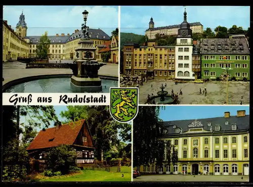 [Ansichtskarte] DDR Gruß aus Rudolstadt, Mehrbild   24/35. 