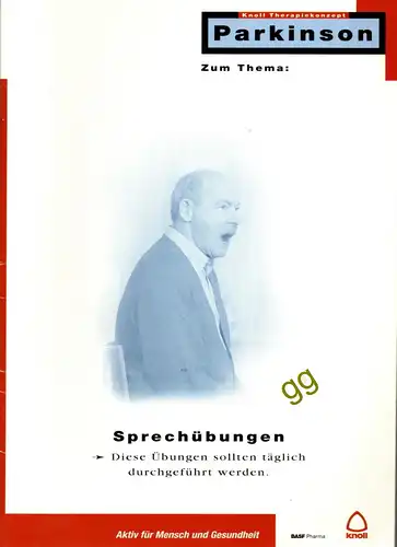 lo - go - pä - die --- Sprechübungen für Parkinson-Patienten von Petra Brenecke / Pharmacia GmbH Erlangen