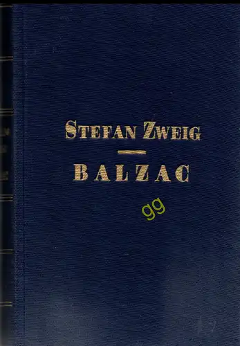 Balzag von Stefan Zweig 