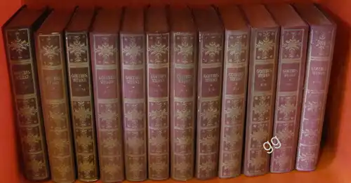 Goethes Werke. in zwölf Doppelbänden.