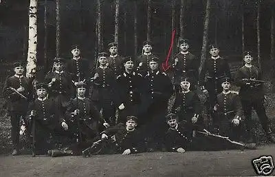  Originalfoto 9x13cm, Soldaten Leib Grenadier Regiment 100, 1912