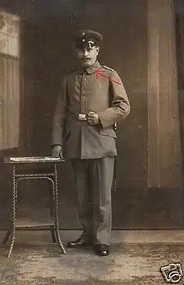  Originalfoto 9x13cm, Soldat Inf. Rgt. 19, Delmenhorst, ca. 1915