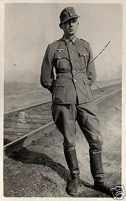 Originalfoto 9x13cm, Leutnant, ca. 1943