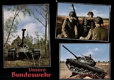  Foto AK, Unsere Bundeswehr, Panzer, ca. 1968