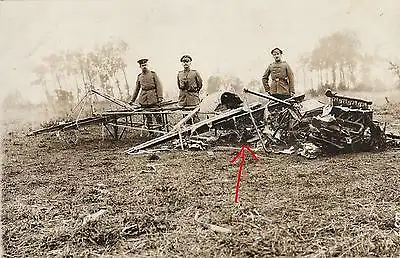  Originalfoto 9x13, abgestürztes Englische Flugzeug bei Kortekeer