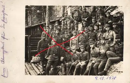  Originalfoto 9x13cm, KuK, Kaiserjäger, 1918