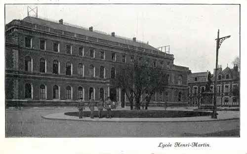  Foto AK, St. Quentin, Lycee Henri-Martin, 1916