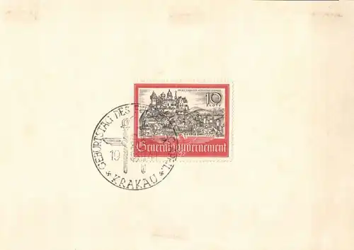  Krakau, Generalgouvernement, Geburtstag, 1941