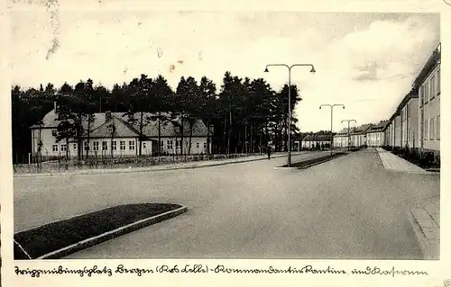  Foto AK, Truppenübungsplatz Bergen, Kommandantur, Landstempel, ca. 1955