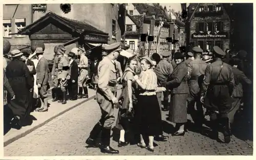 7858/ Originalfoto 9x13cm, SA in Hannover, 1938