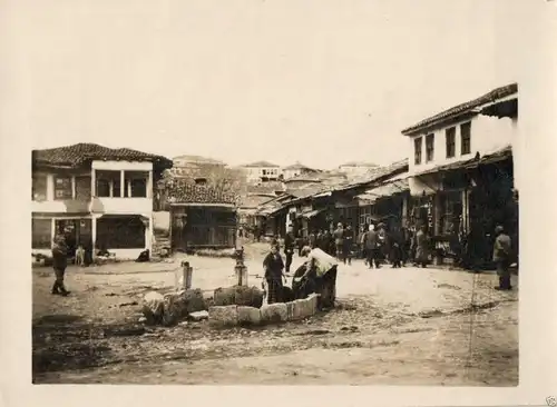  Originalfoto 8,5x12cm, Marktplatz von Styp, Rumänien, ca. 1917