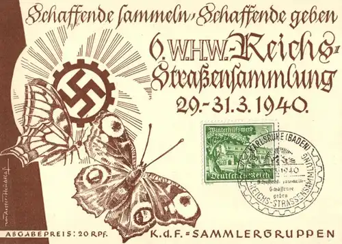 21435/ Ganzsache, Winterhilfswerk 1940