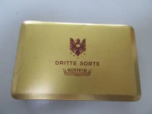 Zigarettenschachtel - Blech  \\\"Dritte Sorte \\\"
Austria