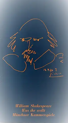 Münchner Kammerspiele - William Shakespeare - Was ihr wollt - Spielzeit 1979/80 (69. Spielzeit - Heft 3 a