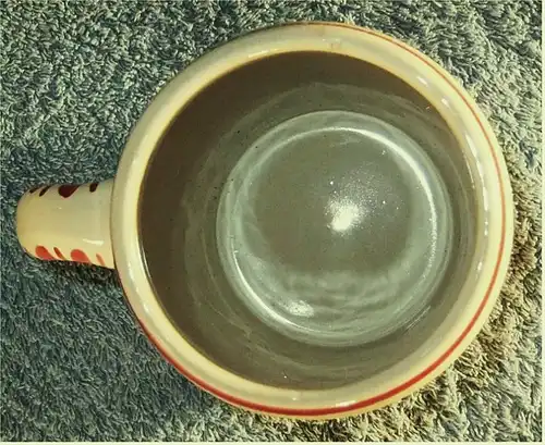 Ulmer Spatz Bierkrug aus Keramik - ca. 0,5 Liter Volumen

