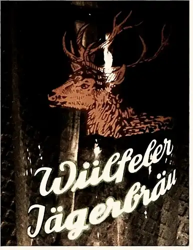 Bier-Tulpe Wülfeler Jägerbräu -

Bierglas mit Goldrand - ca. 24 cm Länge