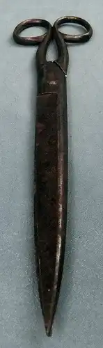 alte Schneider-Schere aus Eisen - Von Hugo Servatius / Solingen - ca. 26 cm Länge