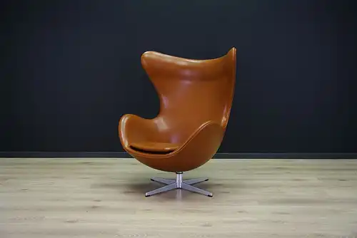 The Egg Chair was designed in the 1950s by Arne Jacobsen for the lobby and reception areas in the Royal Hotel in Copenhagen. It was...