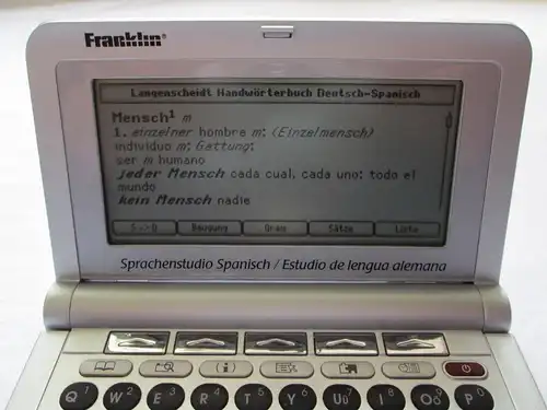 Franklin: LDS-1900 (Elektronisches Wörterbuch Spanisch)
