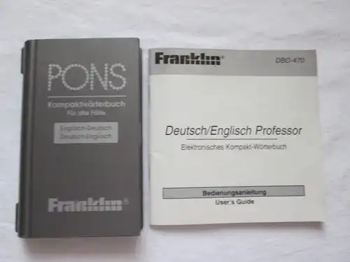 Franklin: DBD-470 (PONS Kompaktwörterbuch Englisch)
