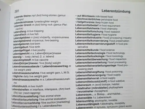 Langenscheidts: Fachwörterbuch Landwirtschaft Forstwirtschaft Gartenbau - Deutsch-Englisch
