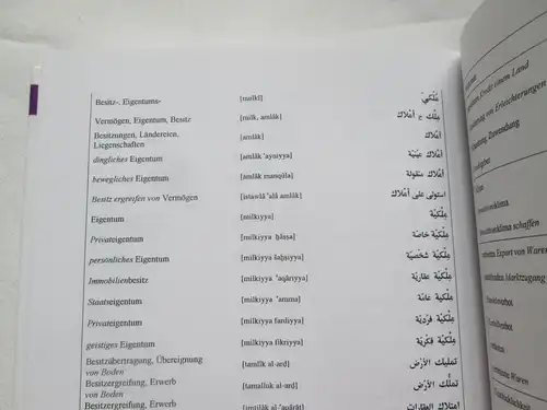 von: Dr. Albert Waldmann: R. Oldenbourg Verlag: Wirtschaftswörterbuch - Arabisch. 