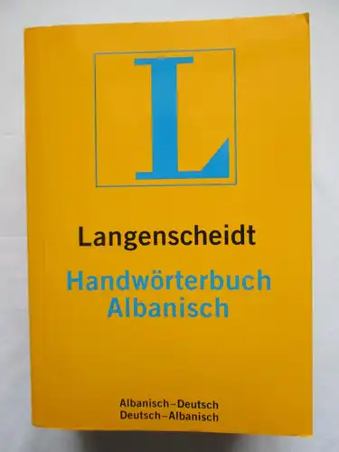 Langenscheidt: Handwörterbuch - Albanisch. 