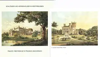 Sammelband: Schlösser und Herrenhäuser in Westpreußen - Adel und Architektur
Lithographien aus der 2. Hälfte des 19. Jahrhunderts, Ausstellungskatalog. 