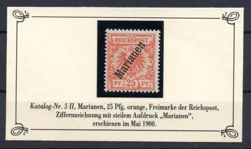 Dt. Kol. Marianen  Nr 5 II Postfrisch / **