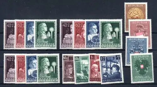 Österreich 1949 , 1951  Postfrisch / **