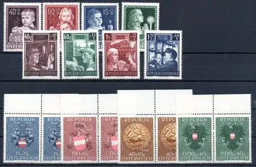 Österreich 1949 , 1951 Postfrisch / **