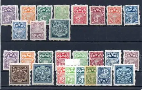 Lettland  Nr schönes LOT nür alte DAUERSERIENWERTE mit 100 RUBEL Sonstiges