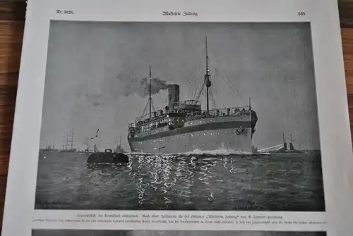 Seeschlacht vor dem Skagerrak XL Kunstdruck von 1916, Claus Bergen.