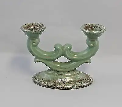 Paar 2-flammige Keramik Leuchter Jasba Laufglasur Kerzenhalter 7645084