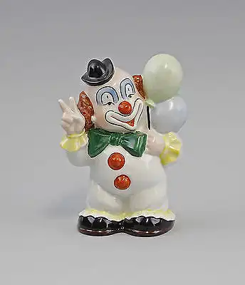 Porzellan Figur Gräfenthal Clown handbemalt als Spardose Sparbüchse 9943313