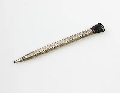 Silberner Bleistift mit Drehknopf 800er Silber Bakelit 9930861