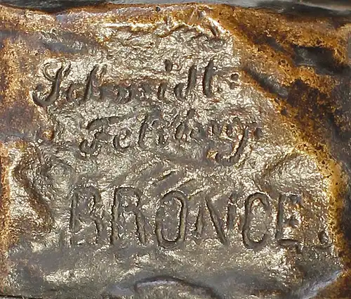 Kleine Bronze-Plastik signiert Schmidt-Felling Knabe in Uniform um 1900  7838027