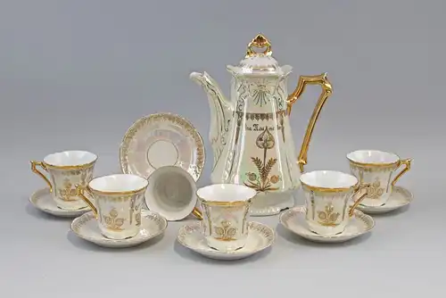 Kaffeeservice Jugendstil um 1900 Schlesien 7840079