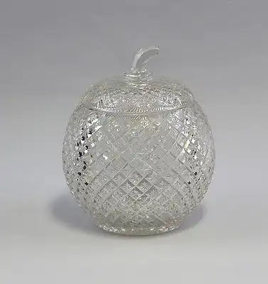 Kristall Apfel Deckeldose Bleikristall handgeschliffen 99835338