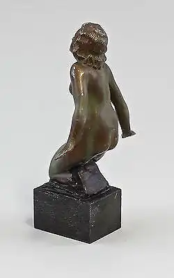 Kleine Skulptur Weiblicher Akt Zinkspritzguss Jugendstil um 1900 99838037