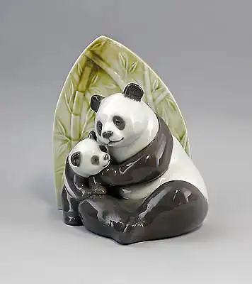 Porzellan Figur Panda Mutterliebe Nao Lladro Spanien 9956052