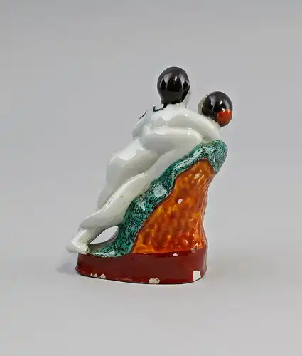 Kleine erotische Porzellanfigur China Kamasutra Erotika 