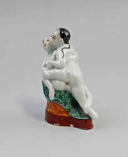 Kleine erotische Porzellanfigur China Kamasutra Erotika 