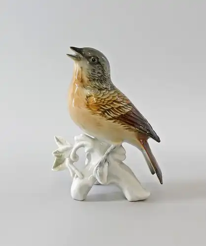 Porzellan Figur Vogel Buchfink Ens H13cm 