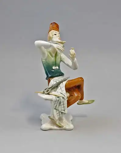 Porzellan Figur Wilhelm Busch Schneider Böck Ens H18cm #