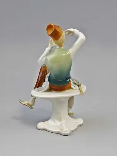 Porzellan Figur Wilhelm Busch Schneider Böck Ens H18cm #