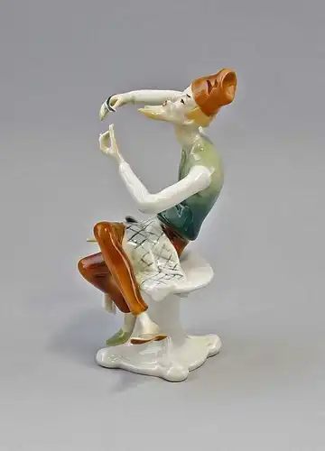 Porzellan Figur Wilhelm Busch Schneider Böck Ens H18cm #