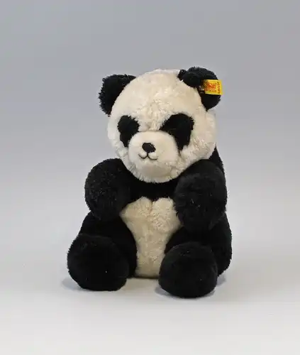 99810073 klappbares Babystühlchen für Puppen antik und Panda Steiff