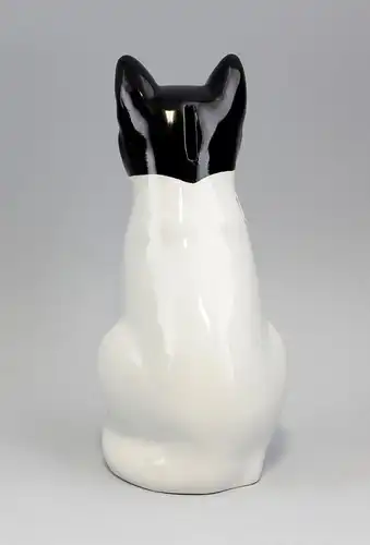 Porzellan Figur Spardose Katze schwarz Kämmer H22cm 9944219
